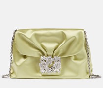 Roger Vivier Schultertasche RV Bouquet Mini aus Satin