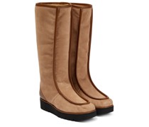 Gabriela Hearst Stiefel Tayna aus Veloursleder