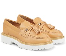 Loafers aus Leder