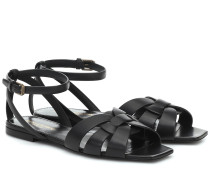 Saint Laurent Sandalen Tribute aus Leder