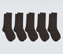 Set aus fünf Paar Socken
