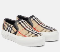 Burberry Sneakers Vintage Check aus Boucle