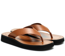 The Row Zehensandalen Ginza aus Leder