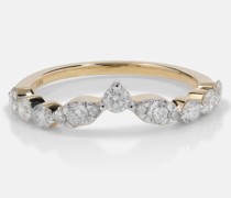 Ring Muse Tiara aus 10kt Gelbgold mit Diamanten
