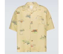 Visvim Kurzarmhemd Wallis Garden aus Seide