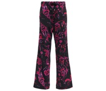 Dries Van Noten Bedruckte Jogginghose aus Baumwolle