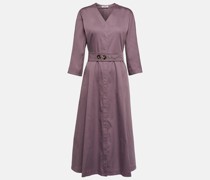 'S Max Mara Midikleid aus Baumwolle