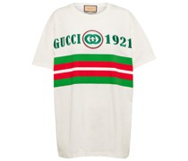 Gucci Besticktes T-Shirt aus Baumwolle