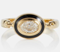 Melissa Kaye Ring Lenox Reign aus 18kt Gelbgold mit Diamanten