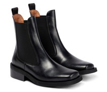 Ganni Chelsea Boots aus Leder