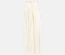 Off-White Weite High-Rise-Hose