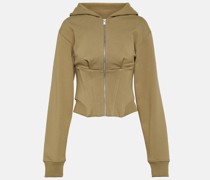 Dion Lee Hoodie aus Baumwoll-Frottee
