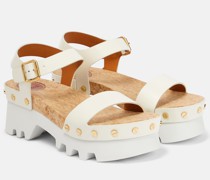 Chloe Plateausandalen Owena aus Leder