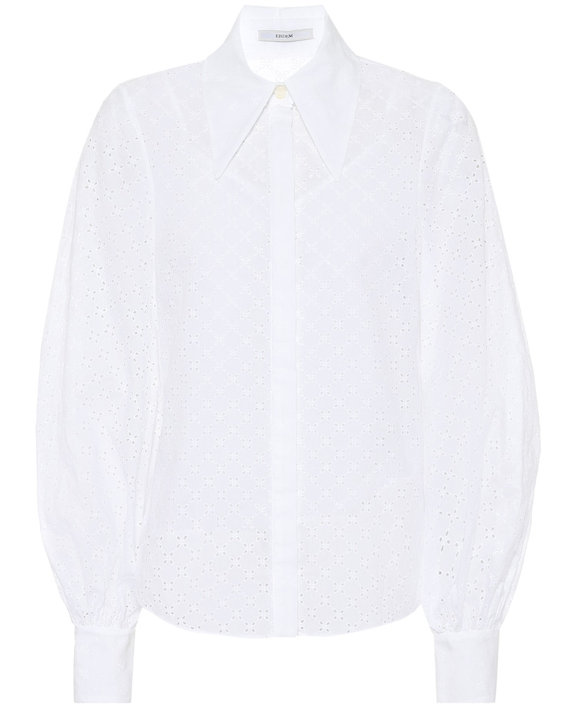 Erdem Damen Erdem Bluse Eula aus Baumwolle