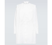 Alexander McQueen Oversize-Hemd aus Baumwolle und Seide