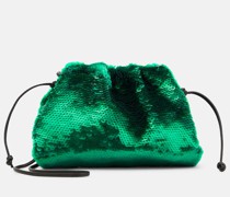 Bottega Veneta Clutch Pouch Mini mit Pailletten