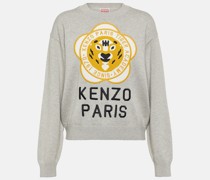 Kenzo Pullover Tiger Academy aus Baumwolle und Wolle