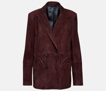 Blaze Milano Blazer Everynight aus Veloursleder