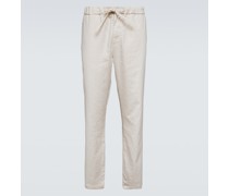 Chinohose Oscar aus Leinen und Baumwolle
