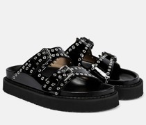 Isabel Marant Sandalen Lennyo aus Lackleder
