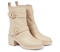 Gianvito Rossi Ankle Boots Ryder aus Leder