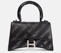 Balenciaga Schultertasche Hourglass XS aus Leder