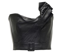 Maticevski Cropped-Top aus Leder