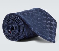 Krawatte GG aus Seiden-Twill