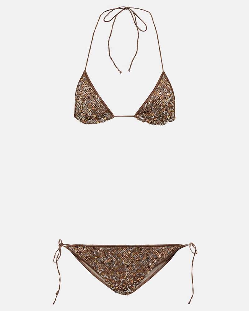 Oséree Damen Oseree Bikini Netquins mit Pailletten ER8816 Oséree Damen Oseree Bikini Netquins mit Pailletten ER8816