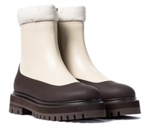 Loro Piana Ankle Boots Hyde mit Leder