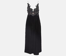 Bestickte Robe Sensory aus Samt