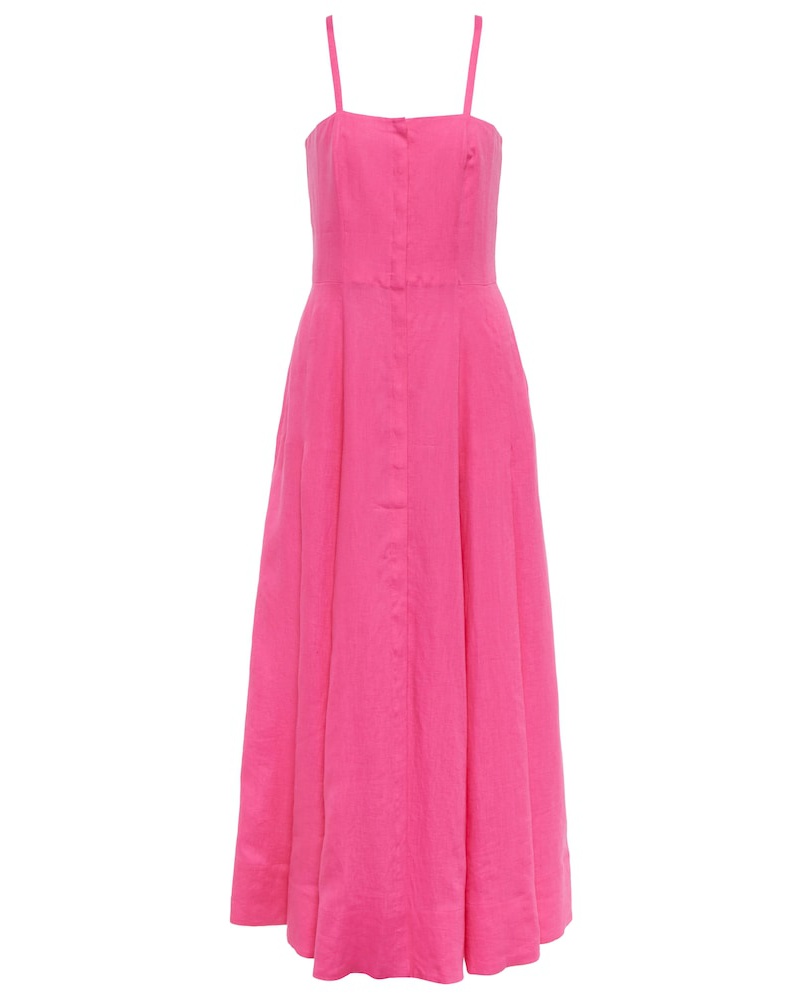 Gabriela Hearst Damen Gabriela Hearst Midikleid Margritte aus Leinen Gabriela Hearst Damen Gabriela Hearst Midikleid Margritte aus Leinen