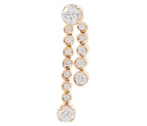 Sophie Bille Brahe Einzelner Ohrring Ruban aus 18kt Gelbgold mit Diamanten