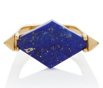 Ring Deco Rombo aus 9kt Gelbgold mit Lapis Lazuli