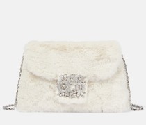 Schultertasche RV Bouquet aus Faux Fur