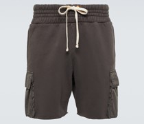 Cargo-Shorts aus Baumwoll-Jersey