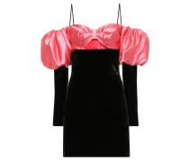 Rasario Off-Shoulder-Minikleid aus Samt