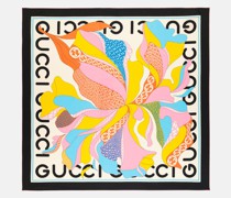 Gucci Bedrucktes Tuch aus Seide