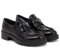 Loafers aus Lackleder