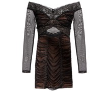 Self-Portrait Minikleid mit Spitze