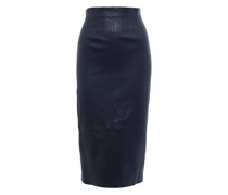 Veronica Beard Midirock aus Leder