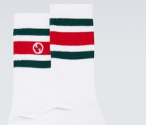 Socken mit G Web-Streifen