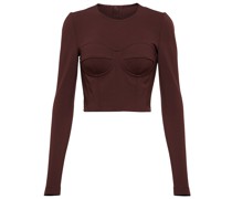 Dolce&Gabbana Cropped-Top aus Jersey