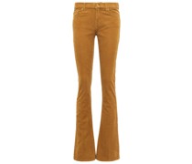 7 For All Mankind Mid-Rise Hose aus Kord