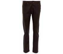 Petar Petrov Low-Rise-Hose Gonda aus Leder