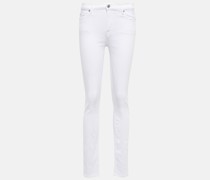 7 For All Mankind Mid-Rise Slim Jeans HW Skinny