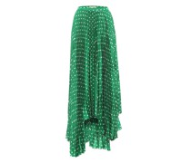 Plan C Plisseerock mit Polka-Dots