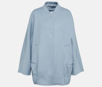 Oversize-Bomberjacke Estonia aus Wolle und Kaschmir