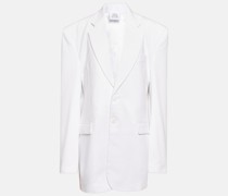 Vetements Blazer aus einem Baumwollgemisch