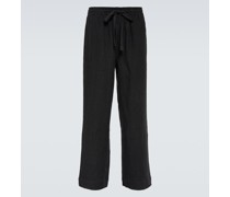 Commas Weite Hose aus Leinen